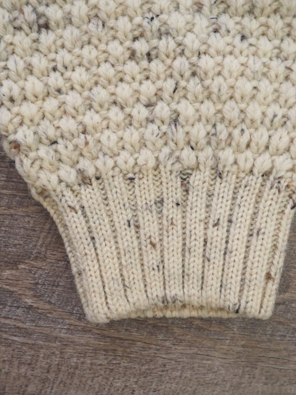 Vintage Cottage Knitwear Aran by Classic Knits Chunky Fisherman Cable Knit - Picture 6 of 9